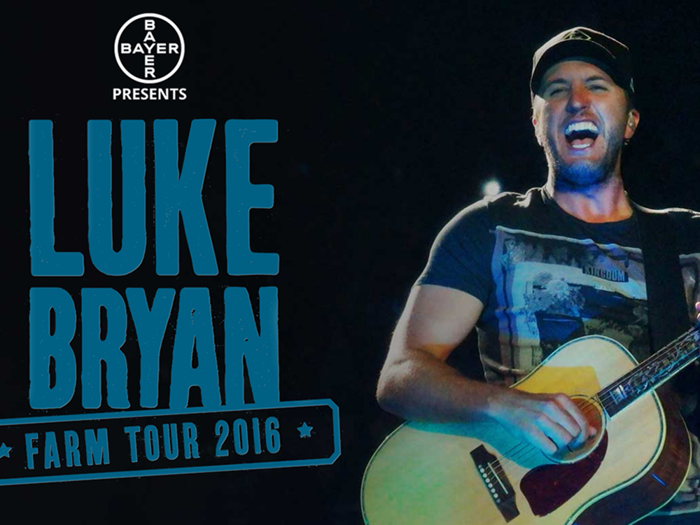 Luke Bryan Reveals Track List for FirstEver Farm Tour EP WORCFM